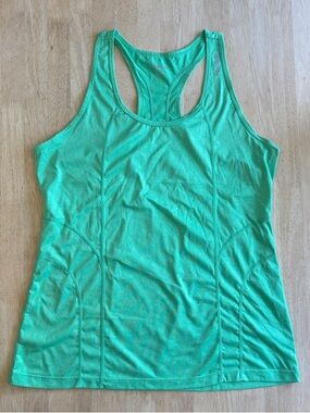 Reebok Mint Green Racerback Performance Tank